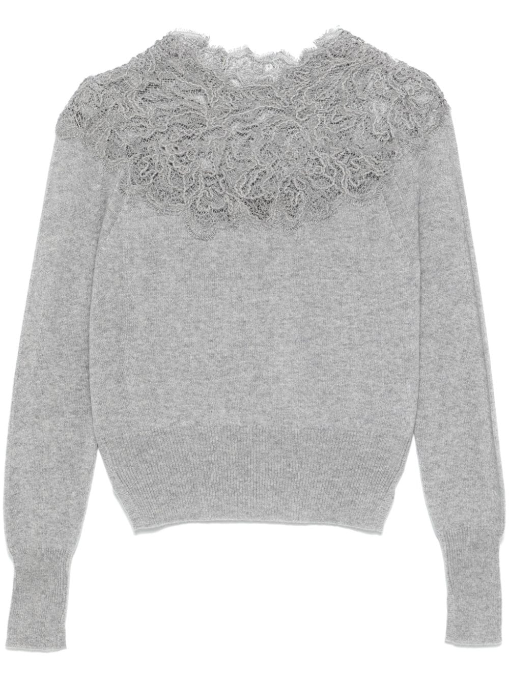 Ermanno Scervino ERMANNO SCERVINO- Embroidered Wool Sweater