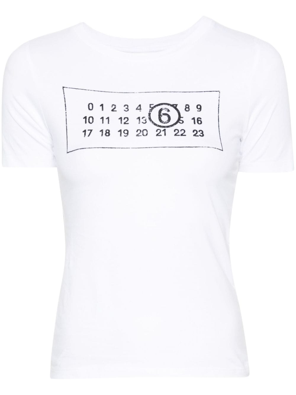 MM6 Maison Margiela MM6 MAISON MARGIELA- Logo Cotton T-shirt