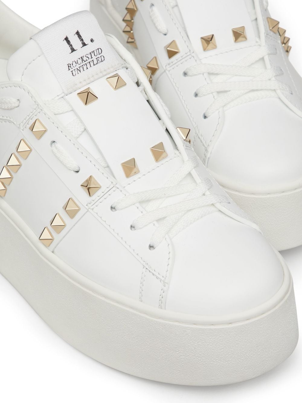 VALENTINO GARAVANI VALENTINO GARAVANI- Rockstud Untitled Leather Sneakers