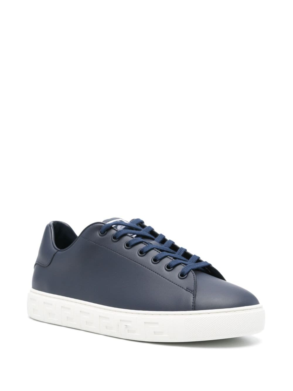 Versace VERSACE- Greca Leather Sneakers