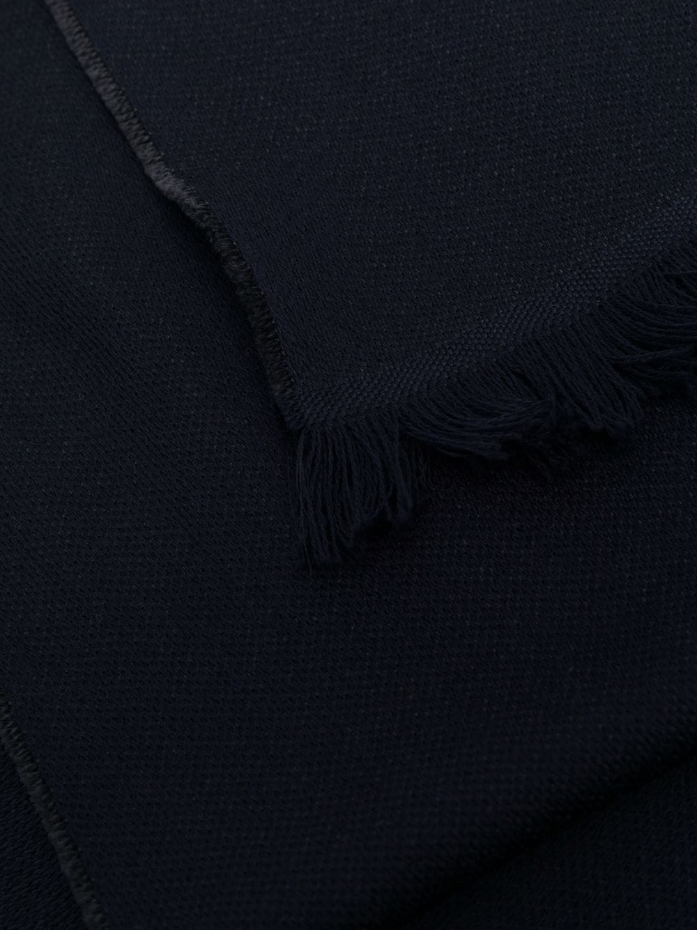 Emporio Armani EMPORIO ARMANI- Logo Wool Scarf