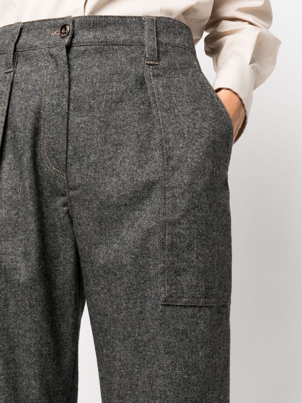 Brunello Cucinelli BRUNELLO CUCINELLI- Wool Trousers