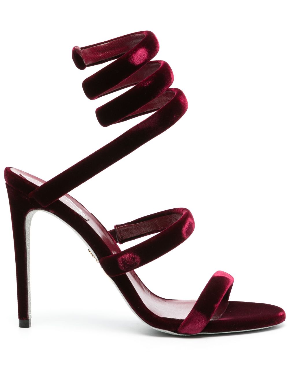 René Caovilla RENÉ CAOVILLA- Cleo Velvet Sandals