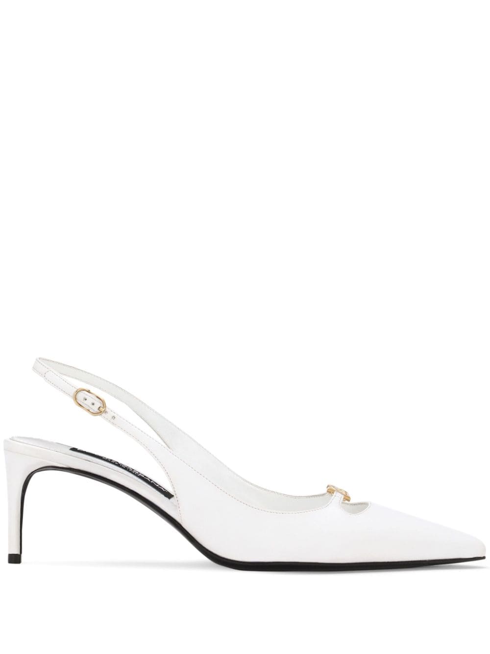 Dolce & Gabbana DOLCE & GABBANA- Leather Slingback Pumps