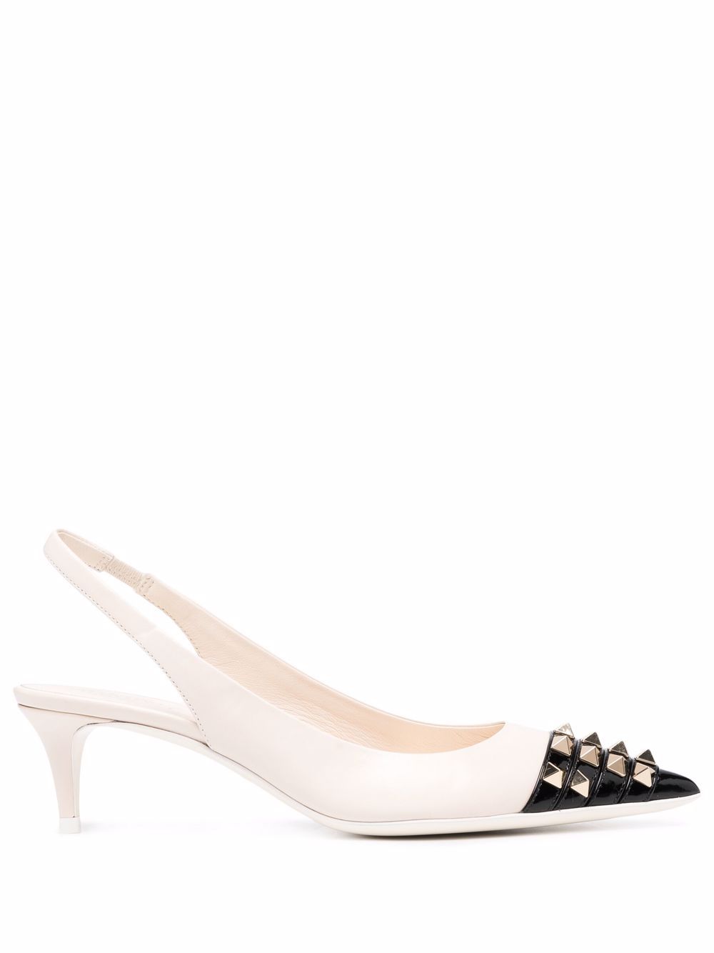 VALENTINO GARAVANI VALENTINO GARAVANI- Rockstud Alcove Leather Slingback Pumps