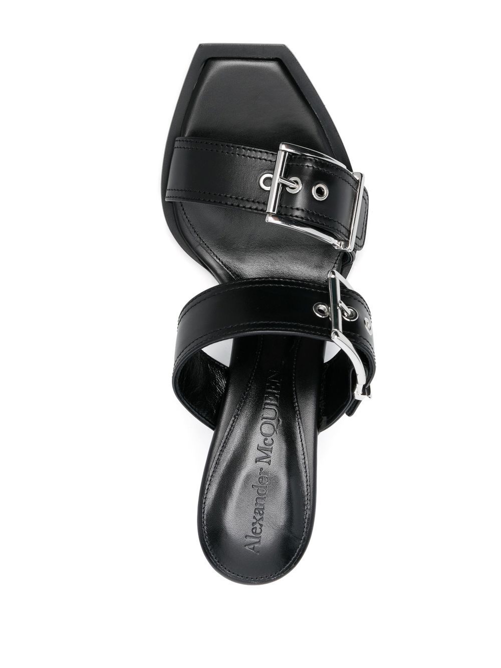 Alexander McQueen ALEXANDER MCQUEEN- Buckled Leather Mules