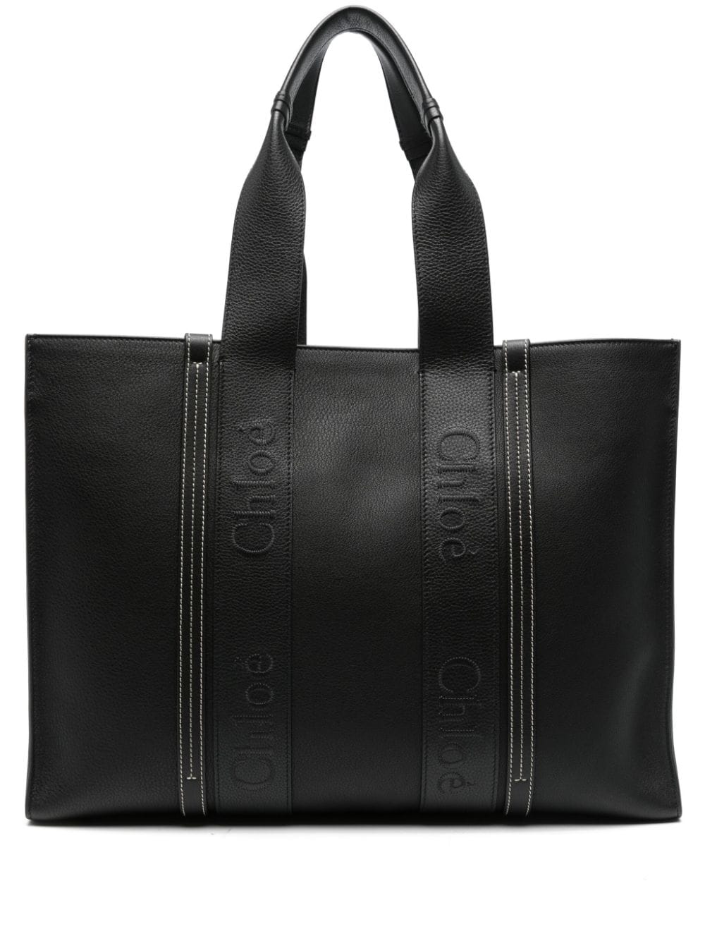 Chloé CHLOÉ- Woody Leather Medium Tote