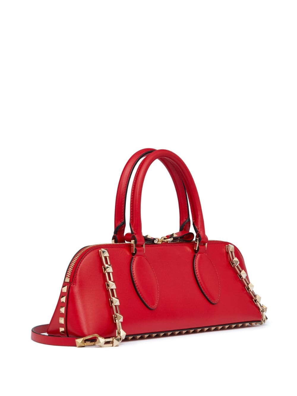 VALENTINO GARAVANI VALENTINO GARAVANI- Rockstud Leather Duffle Bag