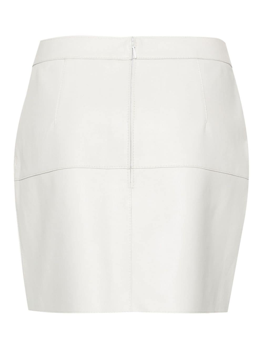 Parosh PAROSH- Leather Mini Skirt