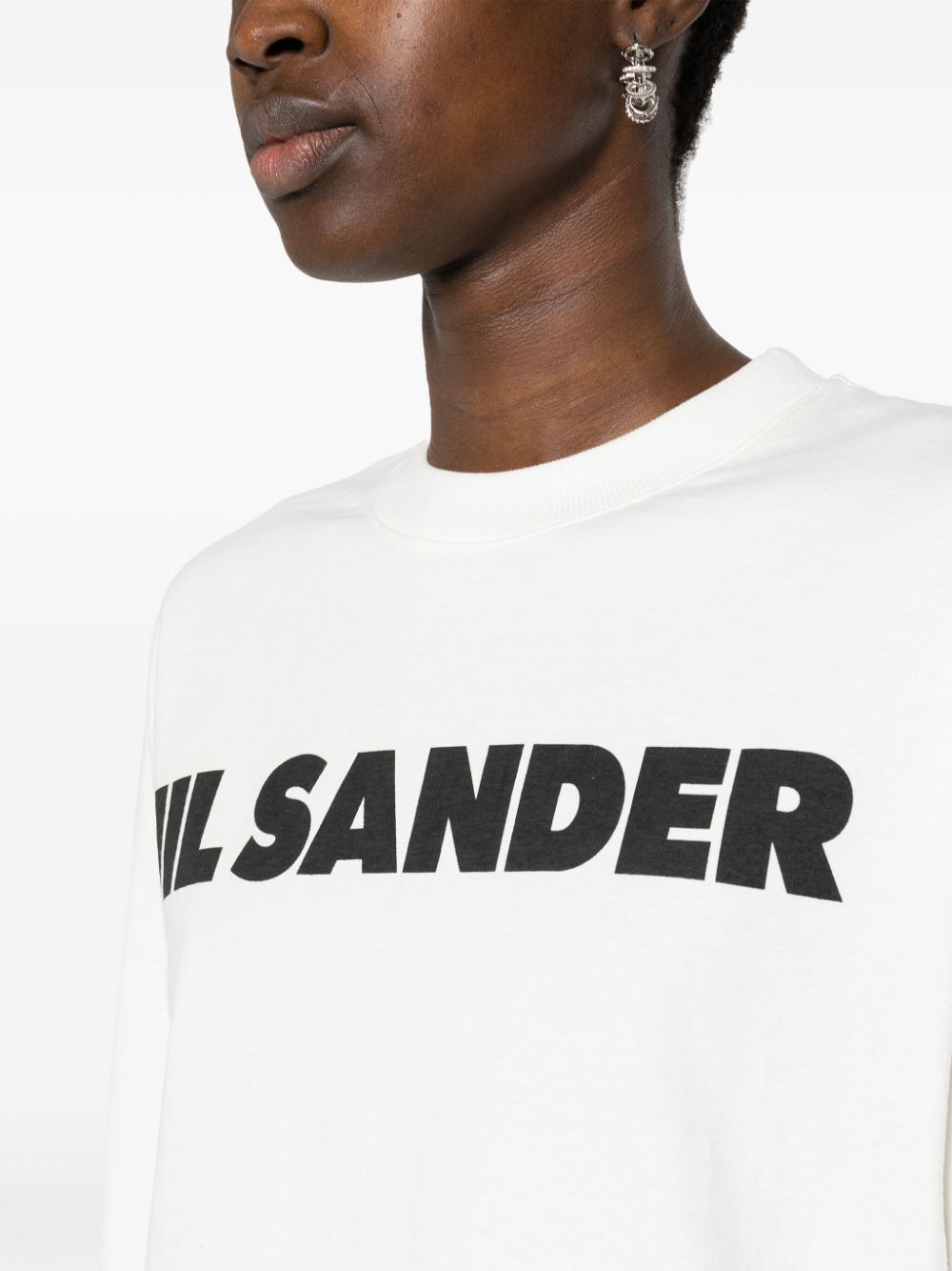 Jil Sander JIL SANDER- Logo Cotton T-shirt