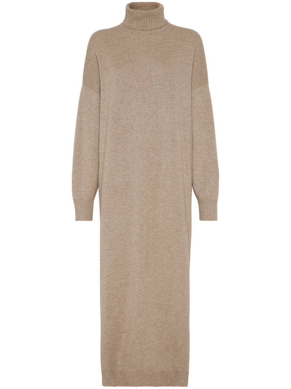 Brunello Cucinelli BRUNELLO CUCINELLI- Cashmere Dress With Precious Details