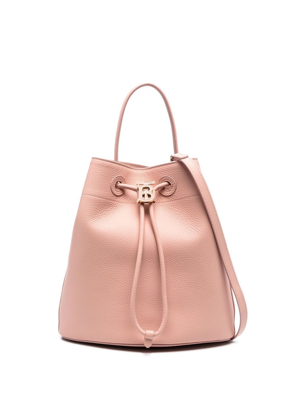 Burberry BURBERRY- Small Leather Drawstring Bucket Bag