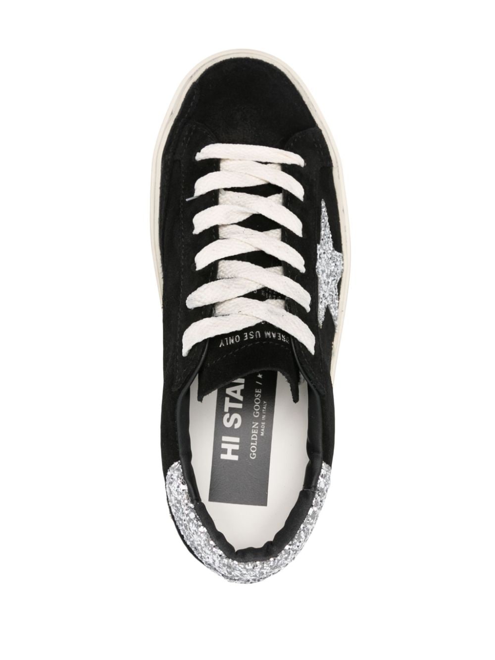 Golden Goose GOLDEN GOOSE- Hi Star Leather Sneakers