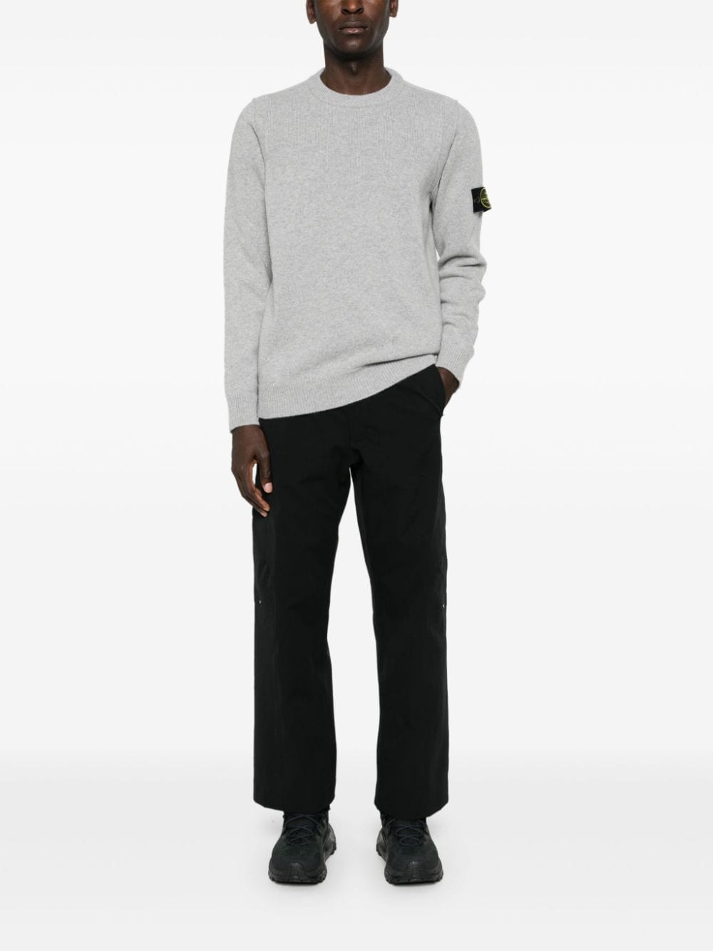 Stone Island STONE ISLAND- Wool Crewneck Sweater