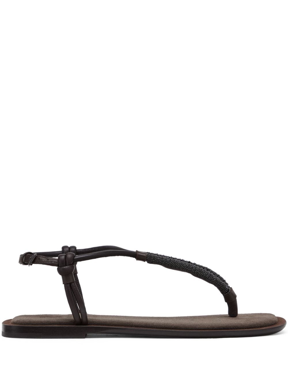 Brunello Cucinelli BRUNELLO CUCINELLI- Suede Thongs