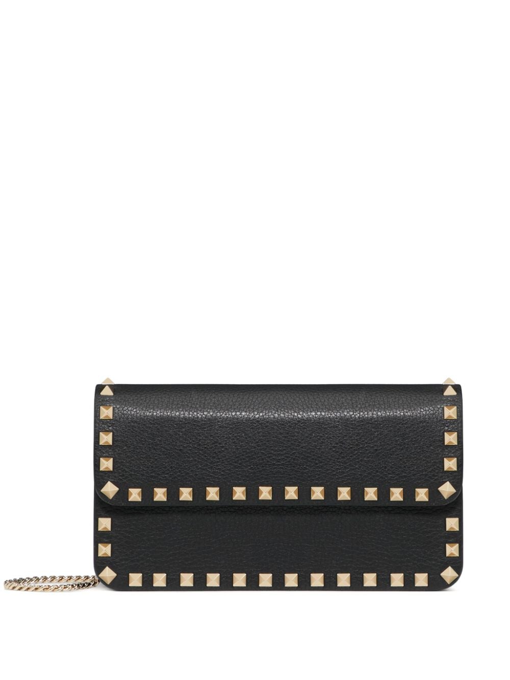 VALENTINO GARAVANI VALENTINO GARAVANI- Rockstud Leather Clutch