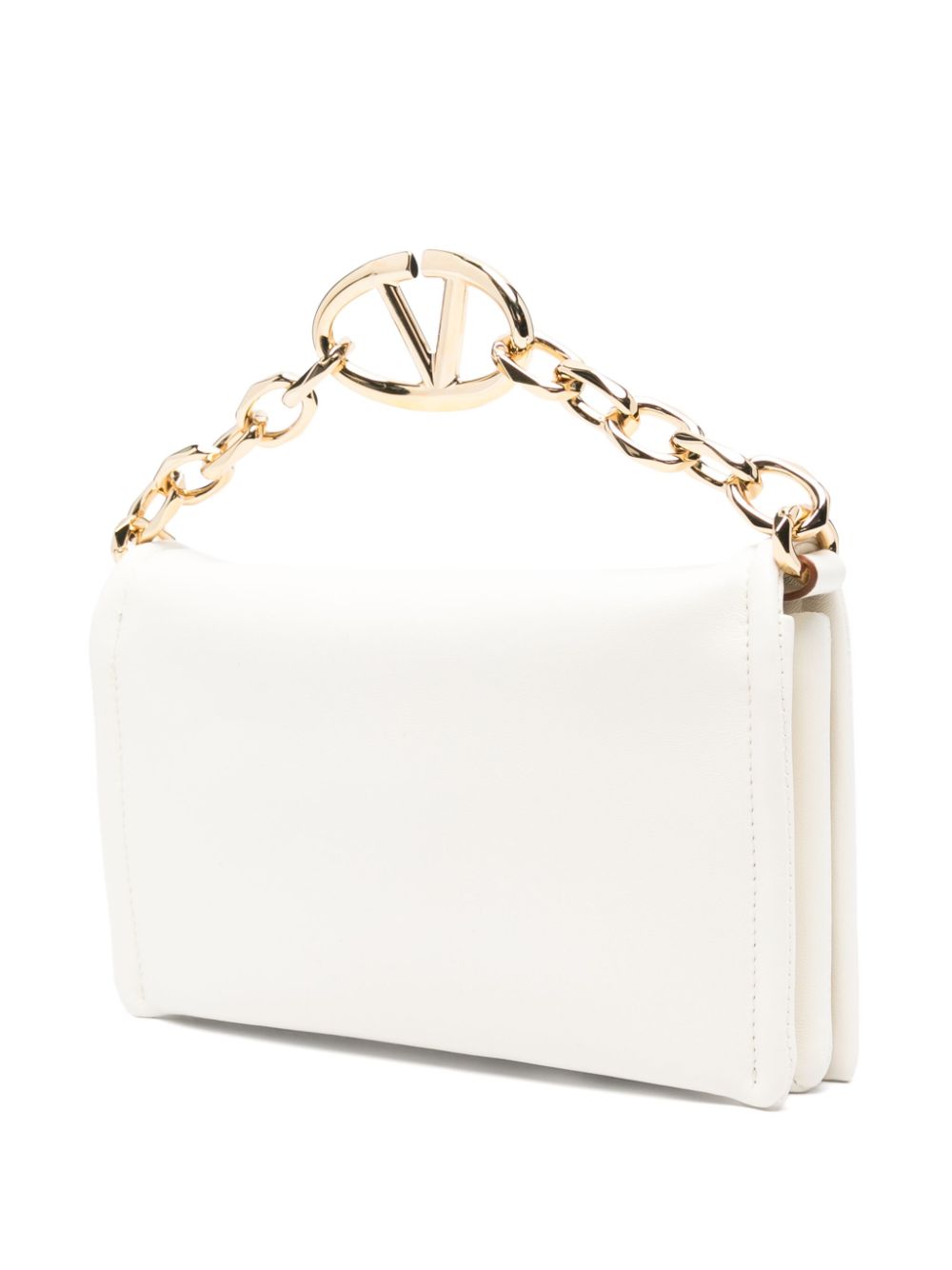 VALENTINO GARAVANI VALENTINO GARAVANI- Vlogo Chain Mini Leather Clutch