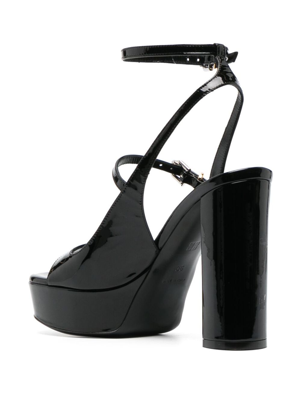 Givenchy GIVENCHY- Voyou Leather Heel Sandals