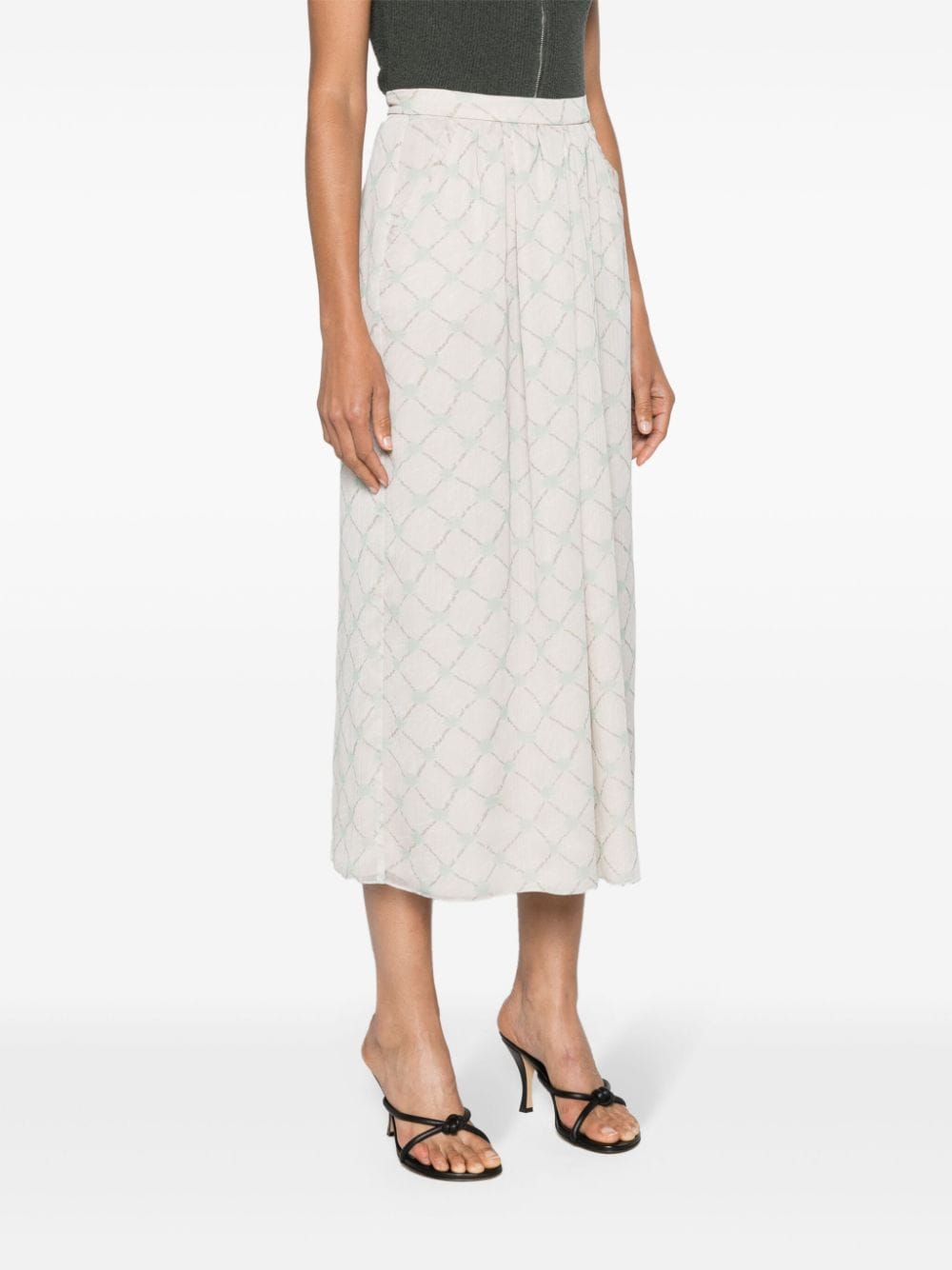 Emporio Armani EMPORIO ARMANI- Printed Midi Skirt