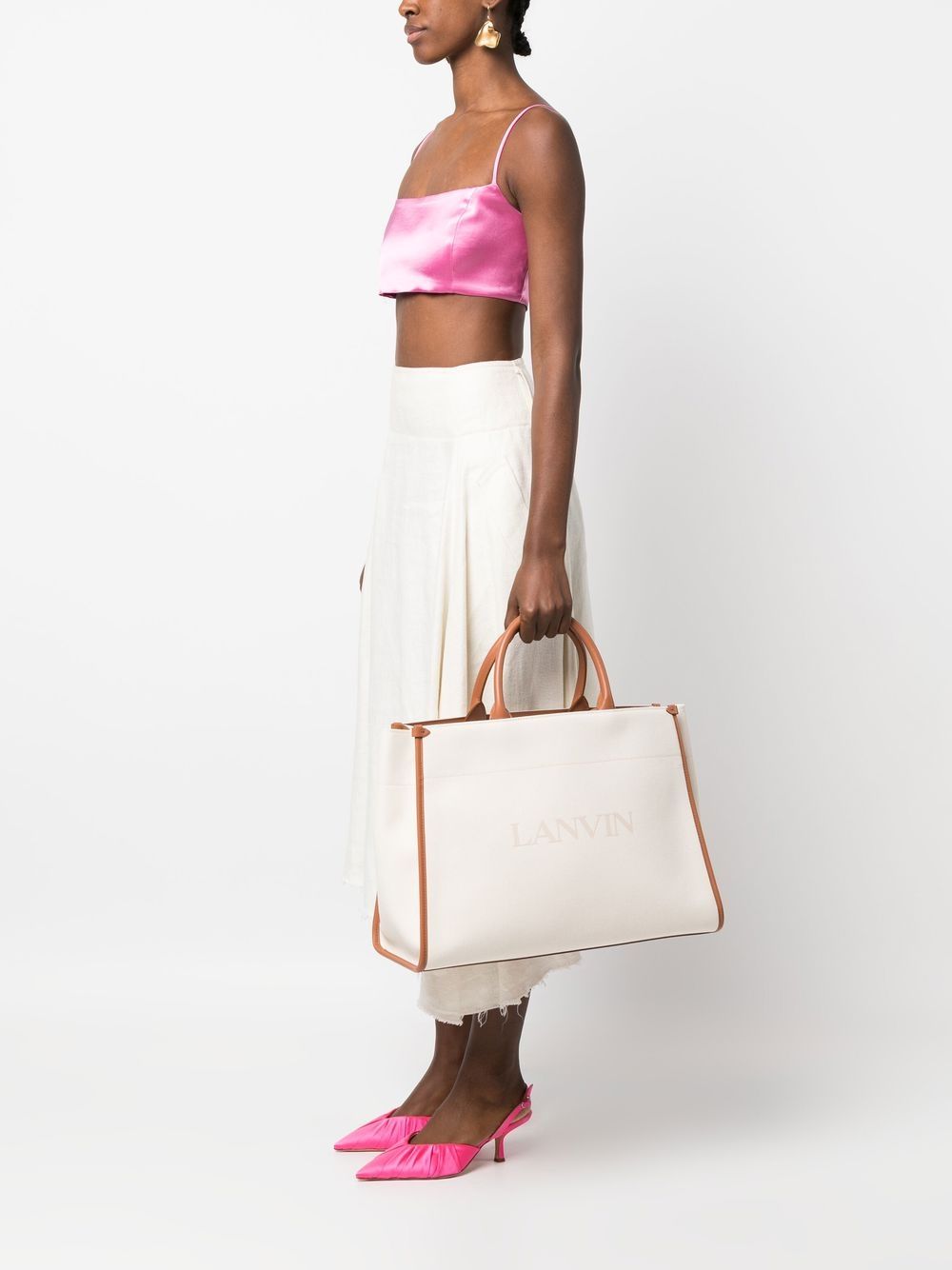 Lanvin LANVIN- Cotton Shopping Bag