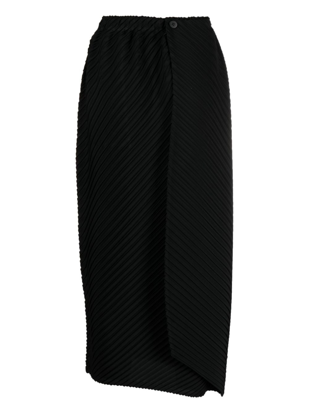 Issey Miyake ISSEY MIYAKE- Pleated Long Skirt