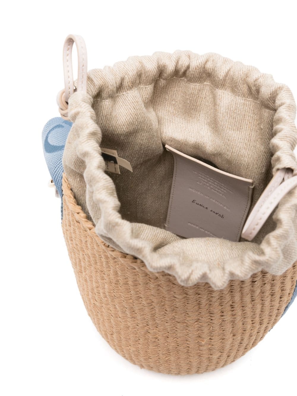 Chloé CHLOÉ- Woody Raffia Bucket Bag