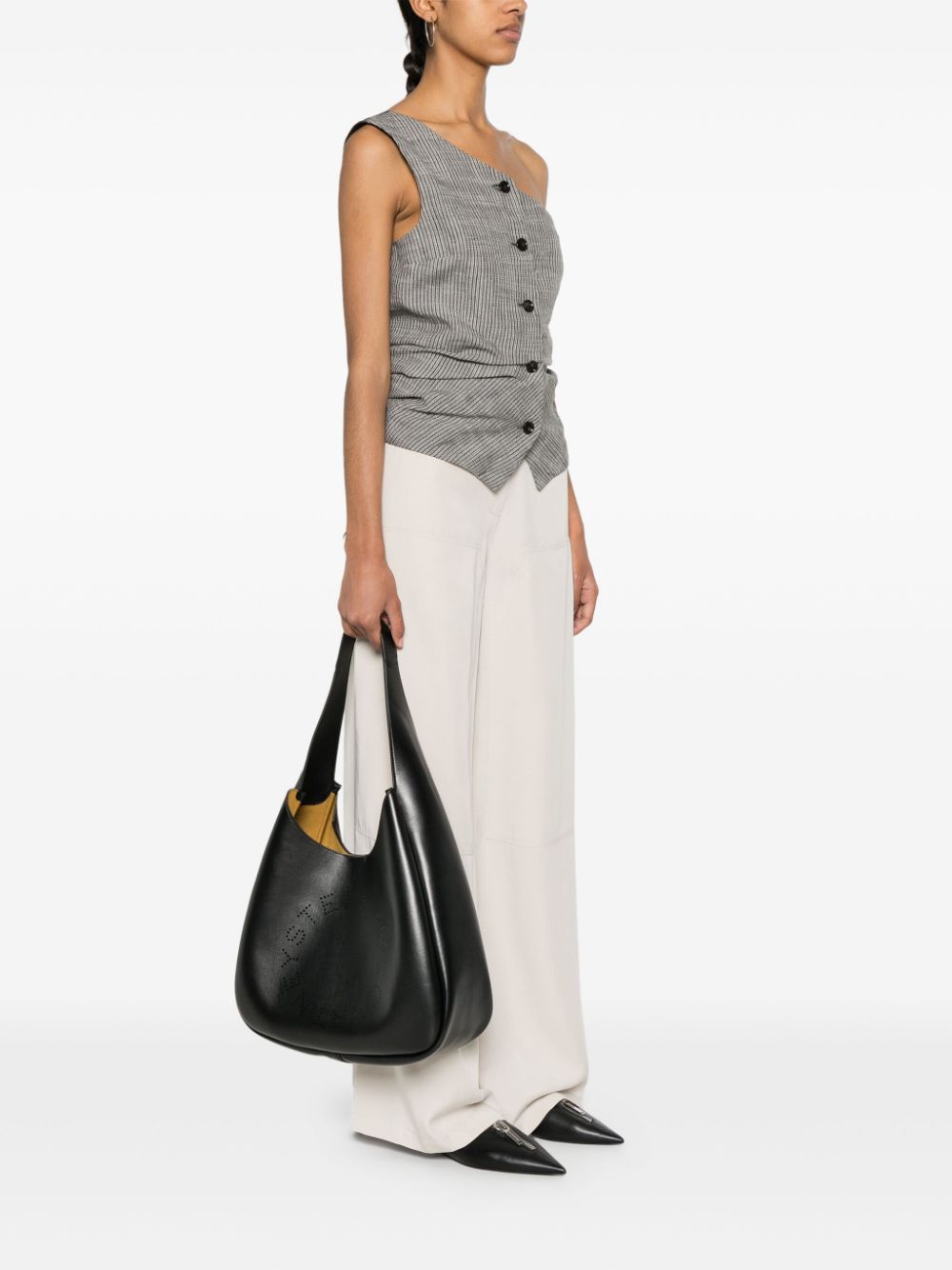 Stella McCartney STELLA MCCARTNEY- Stella Logo Hobo Bag