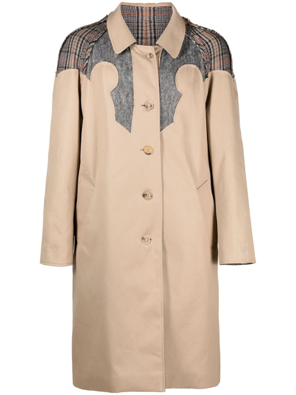 Maison Margiela MAISON MARGIELA- Wool Reversible Trench Coat