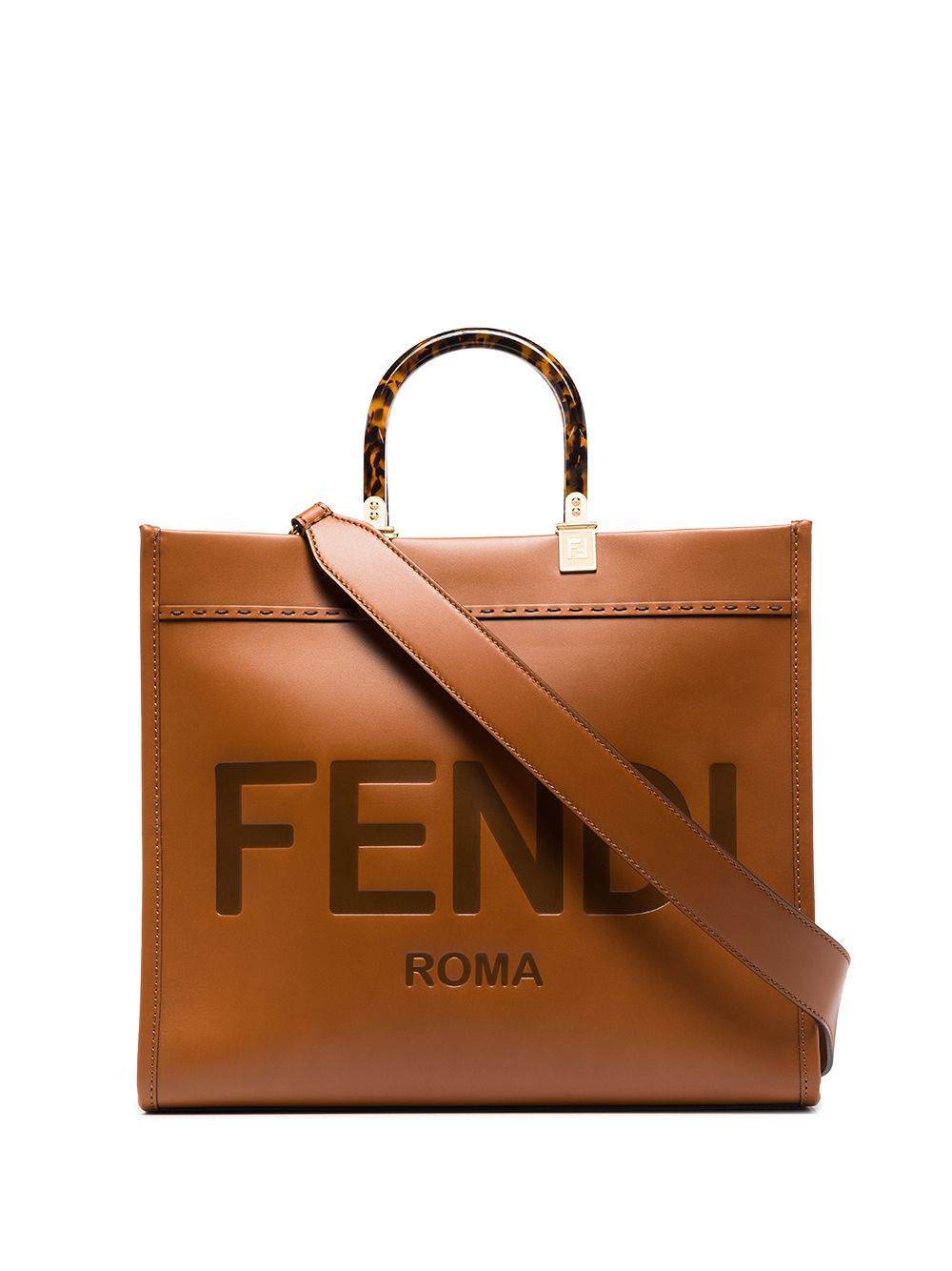 FENDI FENDI- Sunshine Medium Leather Tote