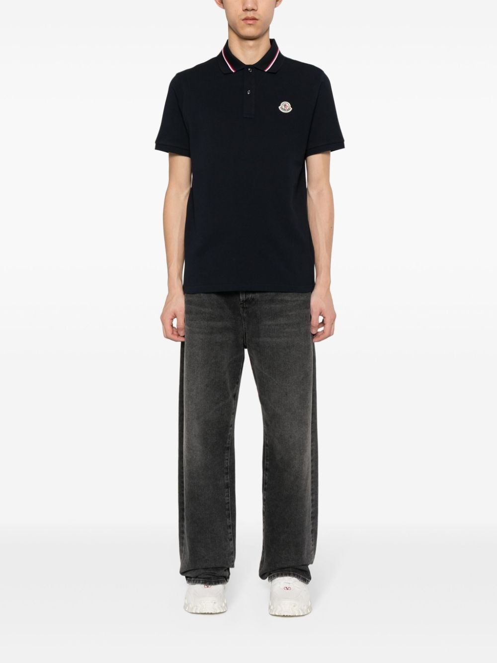 Moncler MONCLER- Logo Cotton Polo Shirt