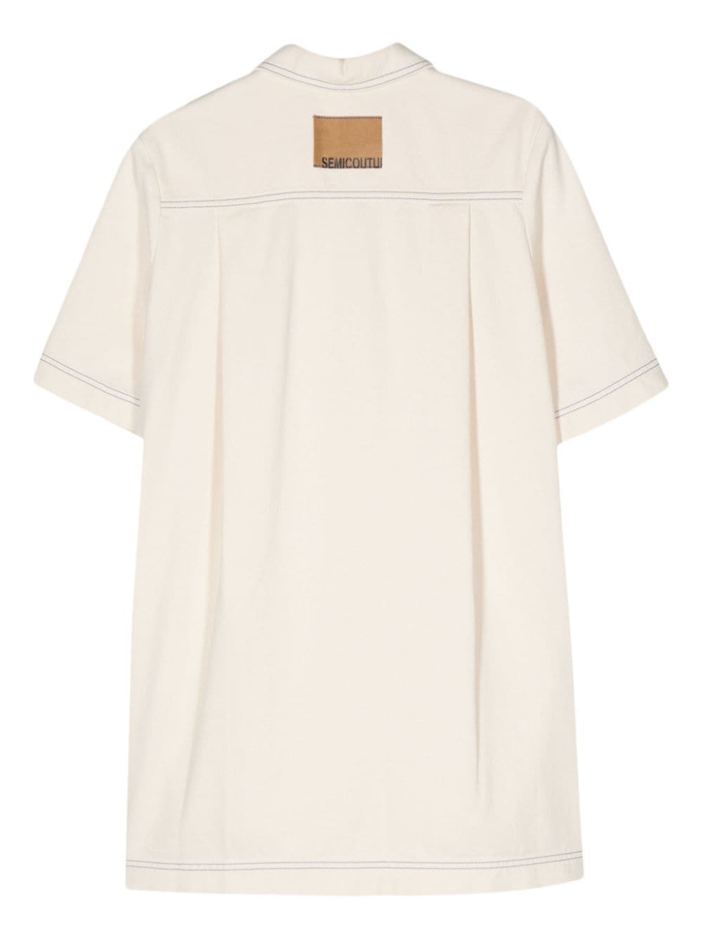 Semicouture SEMICOUTURE- Luigina Cotton Shirt Dress
