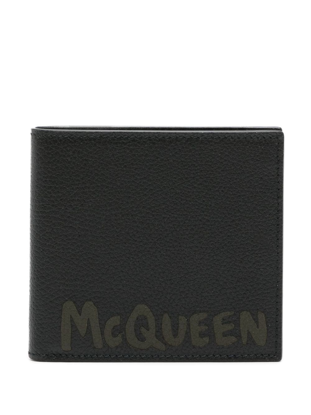 Alexander McQueen ALEXANDER MCQUEEN- Logo Leather Wallet