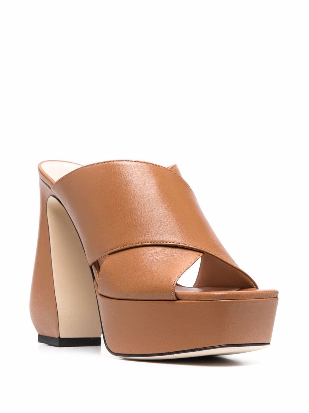 Si Rossi SI ROSSI- Leather Heel Mules