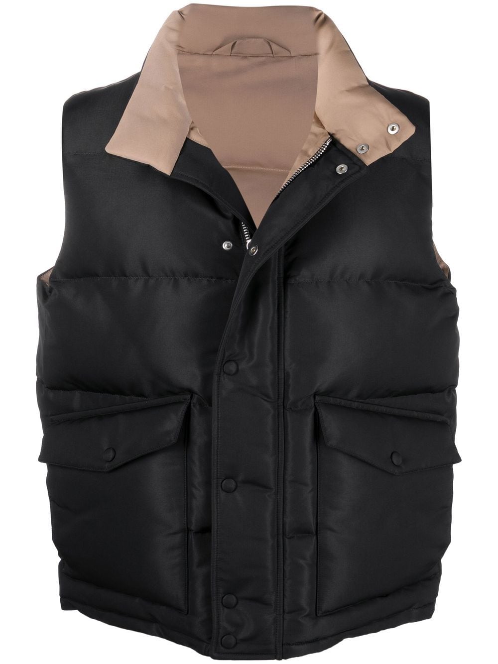 Alexander McQueen ALEXANDER MCQUEEN- Logo Padded Down Vest