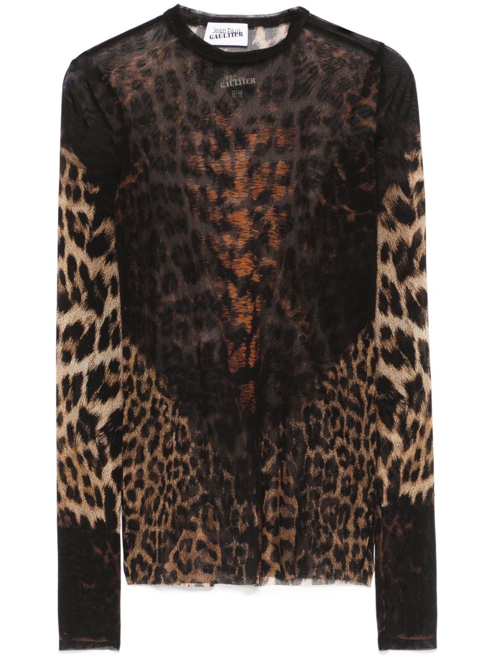 Jean Paul Gaultier JEAN PAUL GAULTIER- Leopard Print Top