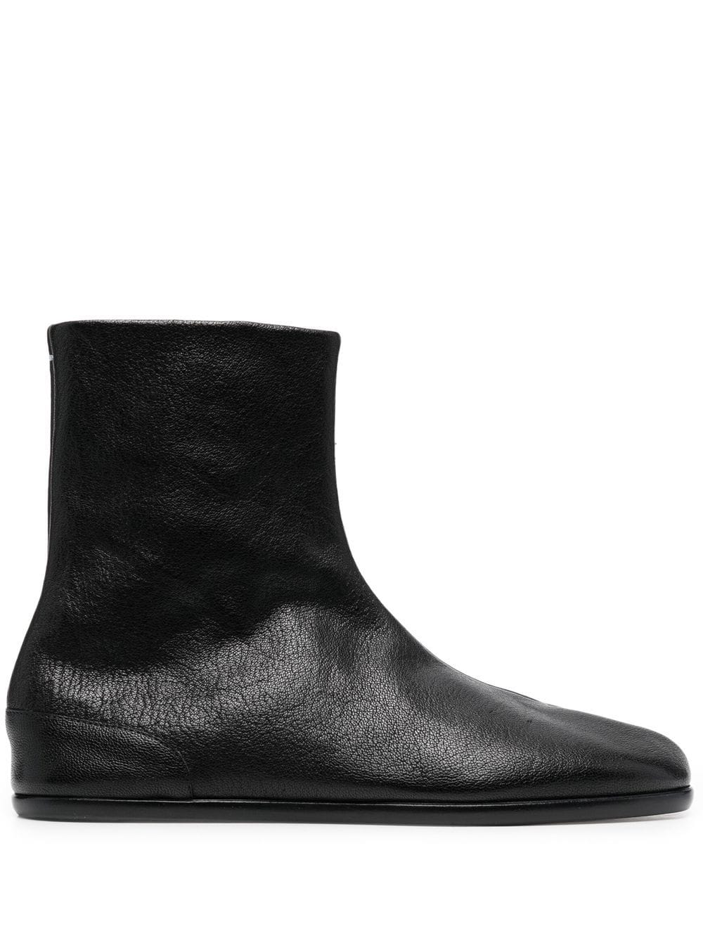 Maison Margiela MAISON MARGIELA- Tabi Leather Ankle Boots