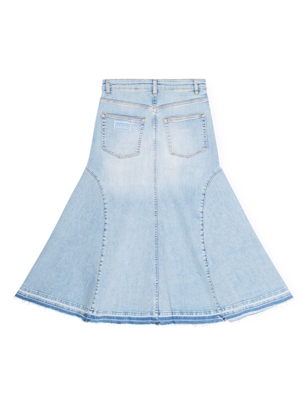 Ganni GANNI- Organic Cotton Denim Skirt