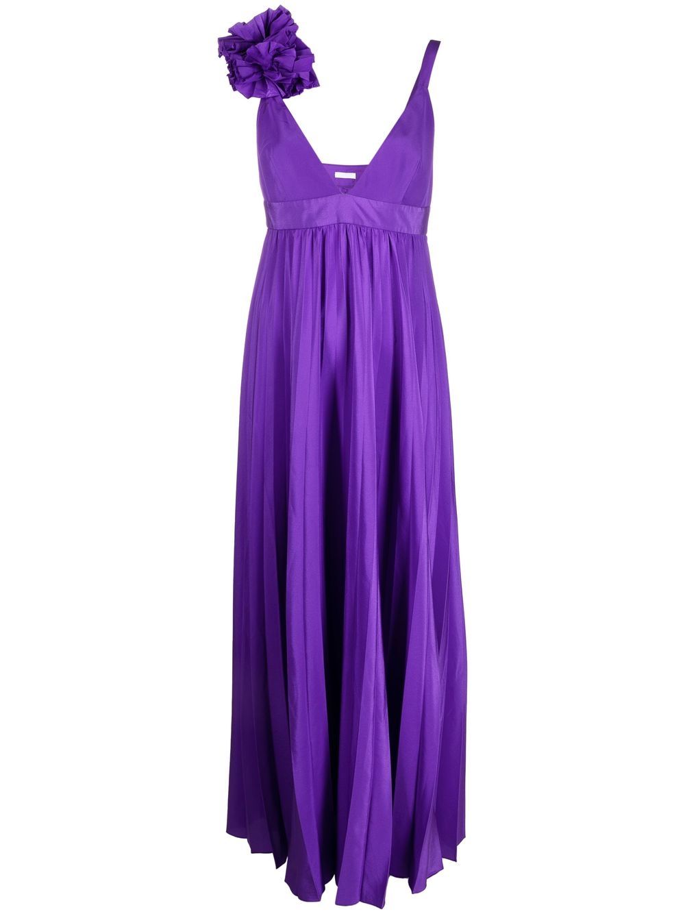 Parosh PAROSH- Pleated Long Dress