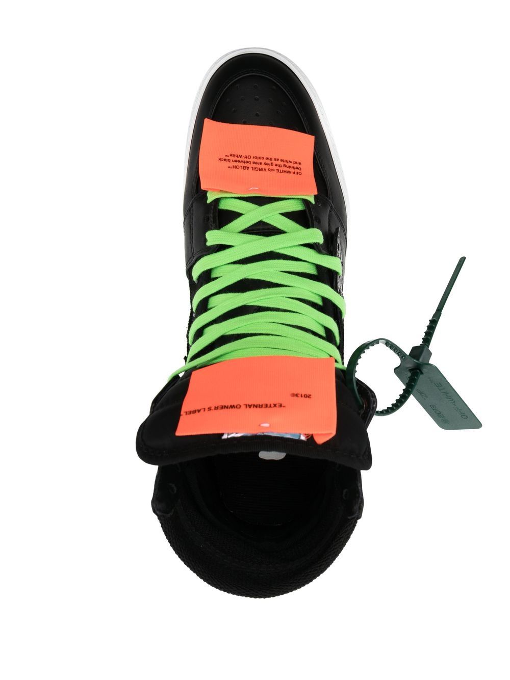 OFF-WHITE OFF-WHITE- 3.0 Off Court Leather Sneakers