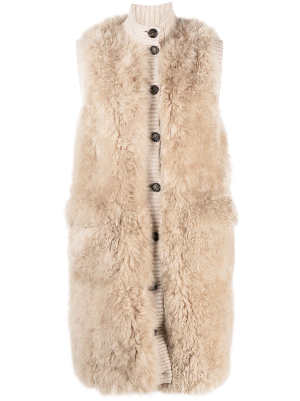 Brunello Cucinelli BRUNELLO CUCINELLI- Fur Long Vest