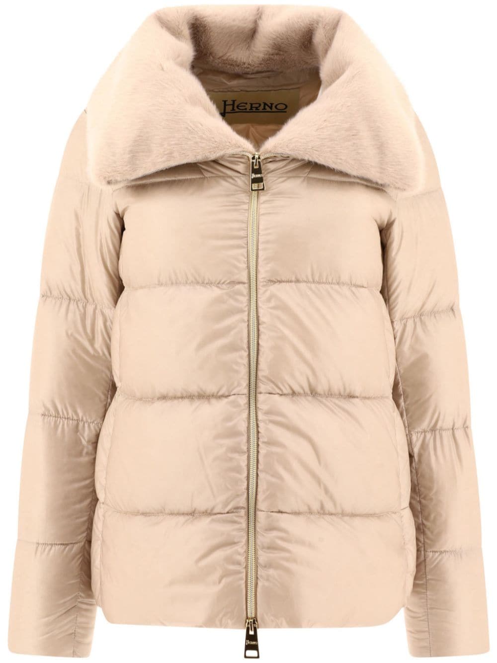 Herno HERNO- Faux Fur Collar Down Jacket