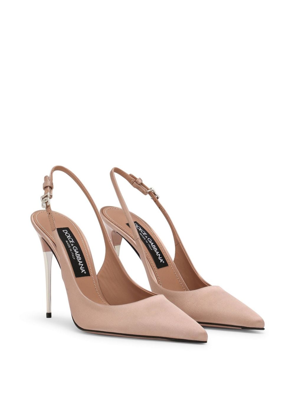 Dolce & Gabbana DOLCE & GABBANA- Satin Slingback Pumps