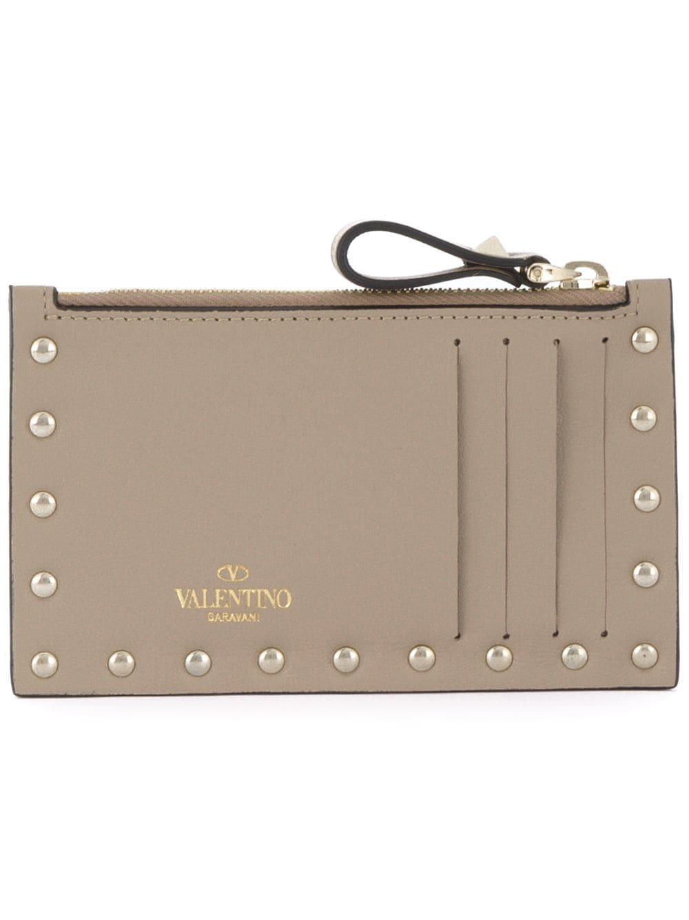 VALENTINO GARAVANI VALENTINO GARAVANI- Rockstud Leather Credi Card Holder