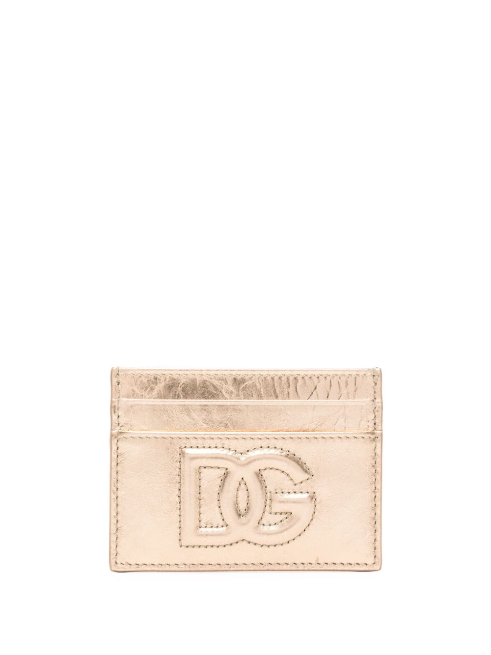 Dolce & Gabbana DOLCE & GABBANA- Logo Leather Credit Card Case