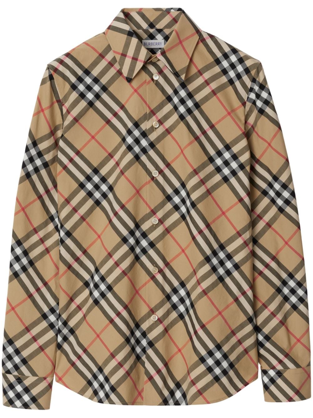 Burberry BURBERRY- Check Cotton Polo Shirt