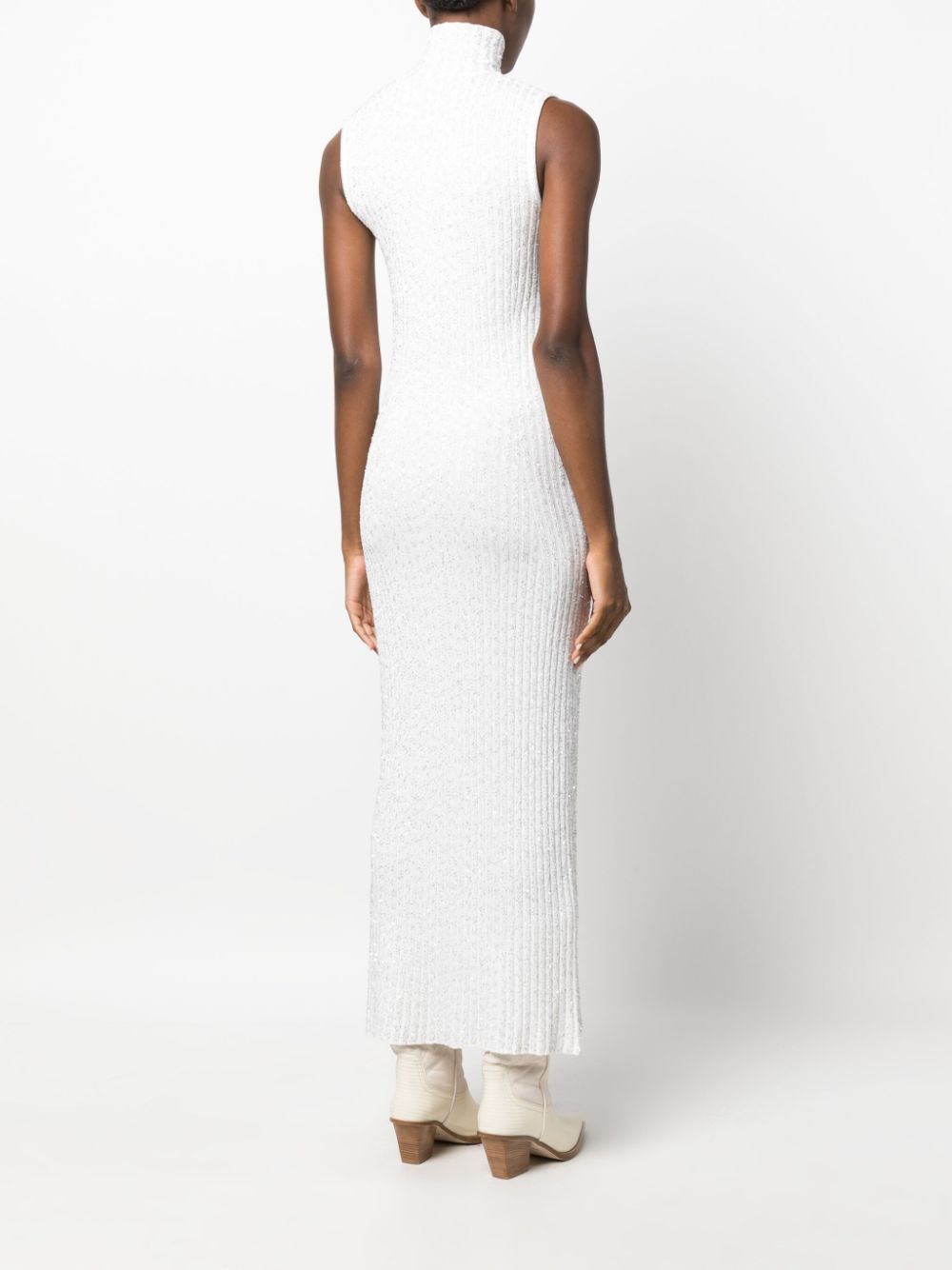 Missoni MISSONI- Sequined High Neck Long Dress