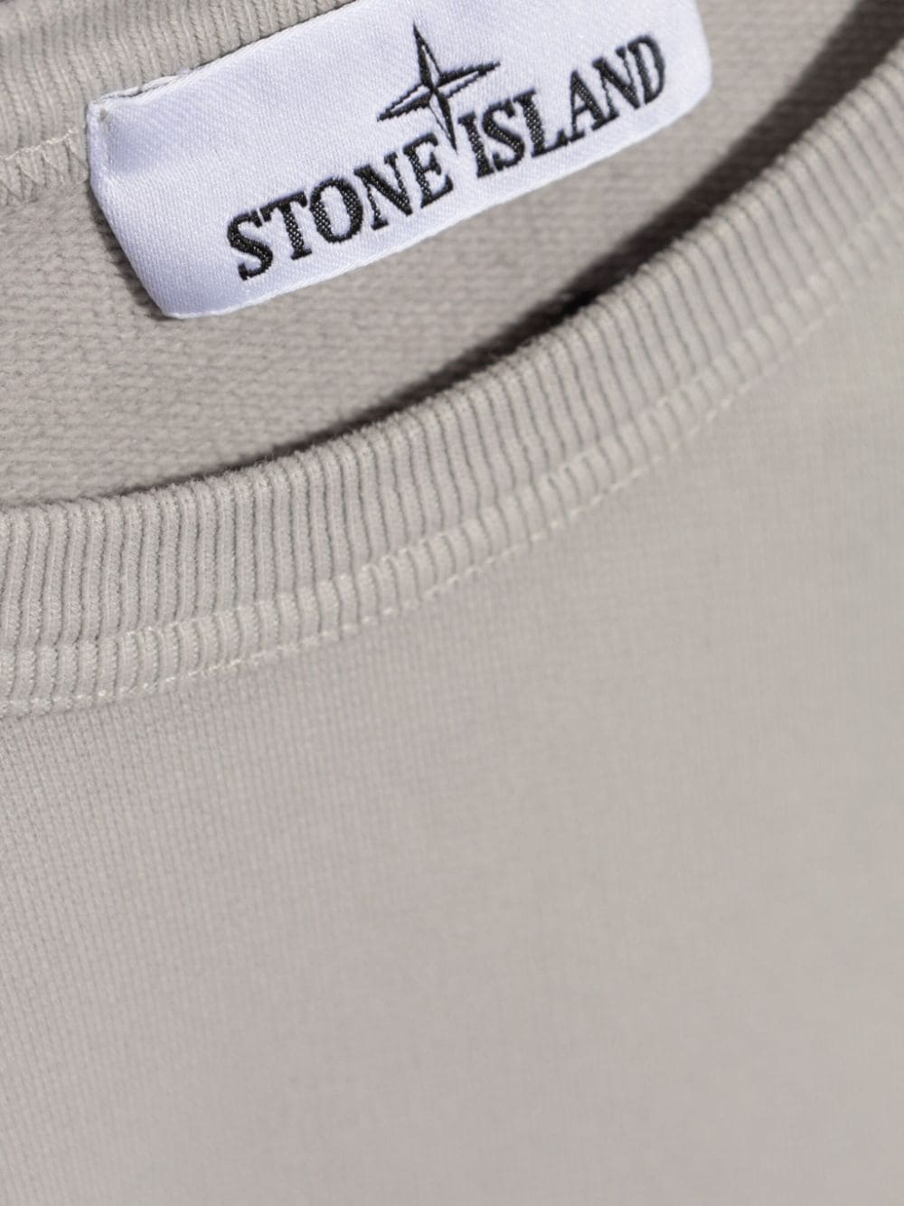 Stone Island STONE ISLAND- Logo Cotton Crewneck Sweatshirt