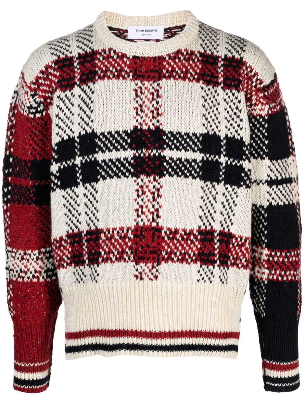 Thom Browne THOM BROWNE- Tartan Print Sweater