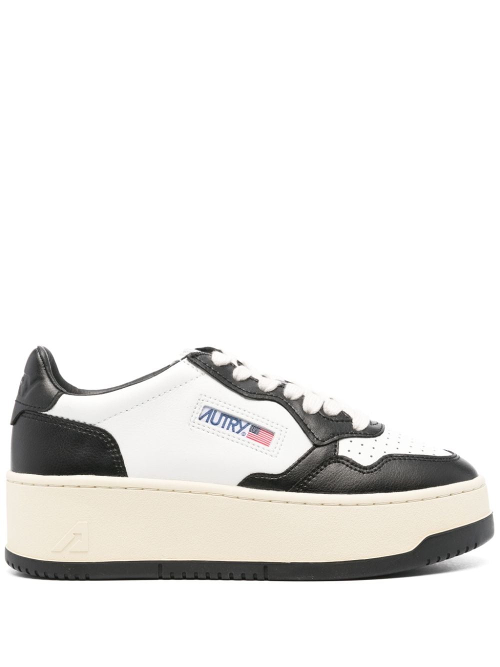 AUTRY AUTRY- Platform Low Leather Sneakers