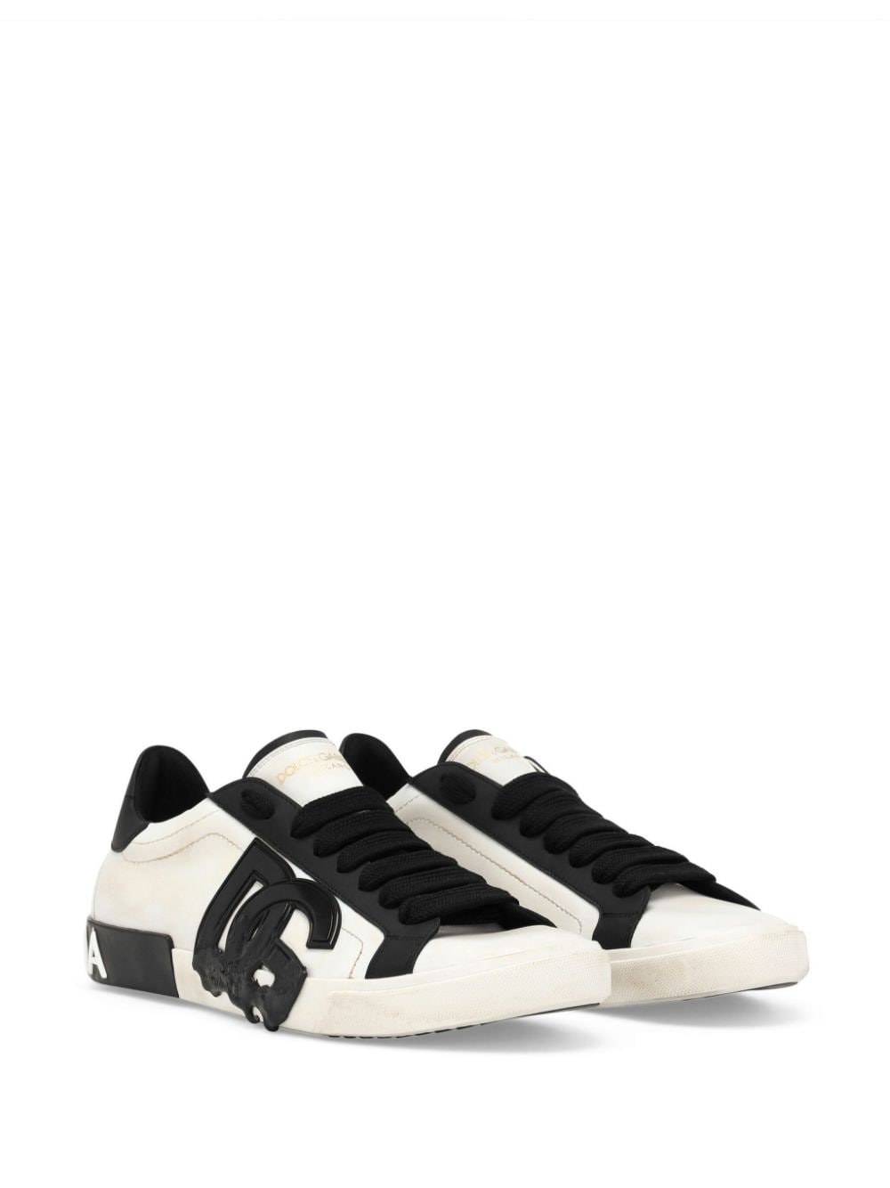 Dolce & Gabbana DOLCE & GABBANA- Portofino Leather Sneakers